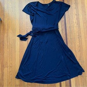 Ann Taylor Midnight Blue Midi Dress